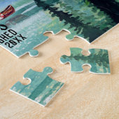 Leven is beter bij het meer | Familienaam Legpuzzel (Zijkant)