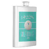 Leven is beter golf veelhoekige golfer initials tu flacon (Rechts)
