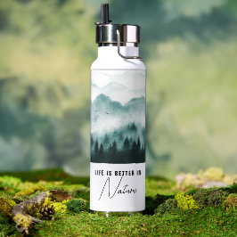 Leven Is Beter In De Natuur Foto Aanpassen Waterfles