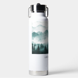 Leven is beter in de natuur foto aanpassen waterfles