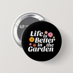 Leven is beter in de tuin - Zinnia bloem Ronde Button 5,7 Cm