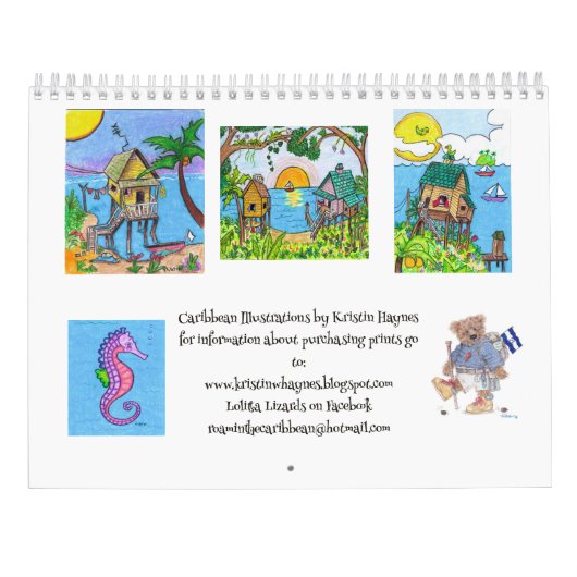 Leven is beter in Roatan kalender (Achterkant)