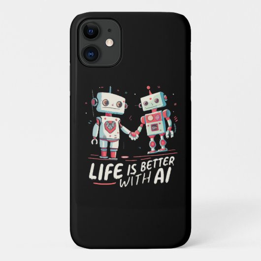 Leven is beter met AI Case-Mate iPhone Case (Achterkant)