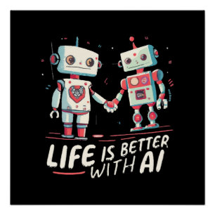 Leven is beter met AI Perfect Poster