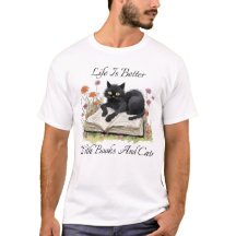 Leven Is Beter Met Boeken En Katten T-shirt