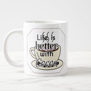 Leven is beter met Cacao Grote Koffiekop