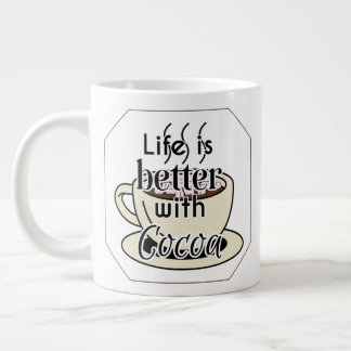 Leven is beter met Cacao Grote Koffiekop