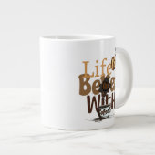 Leven is beter met COFFEE Grote Koffiekop (Voorkant rechts)