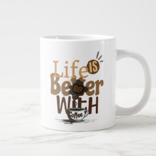Leven is beter met COFFEE Grote Koffiekop