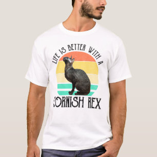 Leven Is Beter Met Een Cornish Rex T-shirt