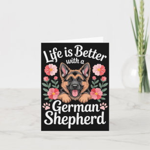 Leven is beter met een Duitse herdershond liefhebb Kaart