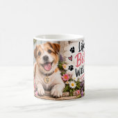 Leven is beter met een hond mok (Center)