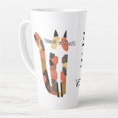 Leven is beter met een kat latte mok (Linkerhoek)