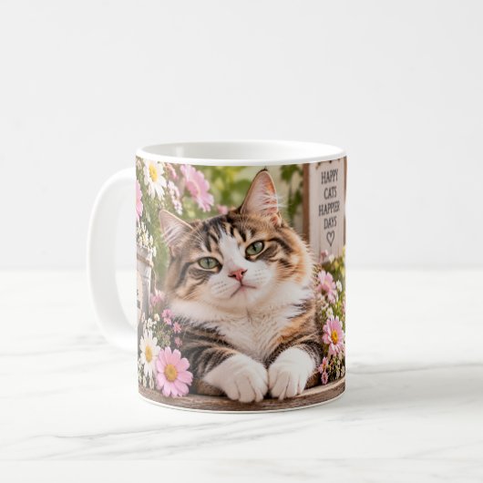 Leven Is Beter Met Een Kat Mok (Voorkant links)