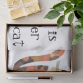 Leven is beter met een kat tissuepapier (Geschenk)