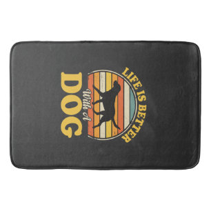 Leven Is Beter Met Een Retro Hond Badmat