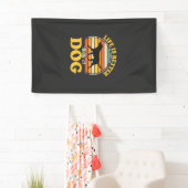 Leven Is Beter Met Een Retro Hond Spandoek (Insitu)