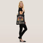 Leven is beter met een schnauzer tote bag (Op model)