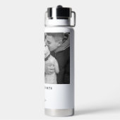 Leven is beter met foto van huisdier gepersonalise waterfles (Achterkant)