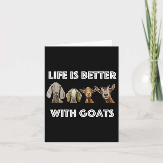 Leven Is Beter Met Geiten, Geit Liefhebber  Kaart (Voorkant)