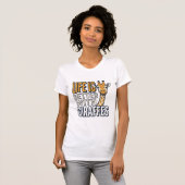 Leven is beter met giraffen vintage shirt ontwerp_ (Voorkant volledig)