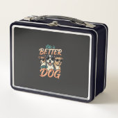 Leven Is Beter Met Hond Vector (Voorkant)
