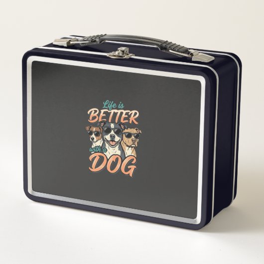 Leven Is Beter Met Hond Vector (Voorkant)