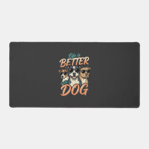 Leven Is Beter Met Hond Vector Bureaumat