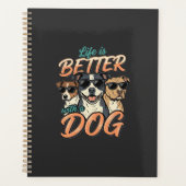 Leven Is Beter Met Hond Vector Planner (Voorkant)