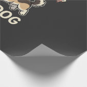 Leven Is Beter Met Honden Cartoon Cadeaupapier (Hoek)