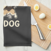 Leven Is Beter Met Honden Cartoon Theedoek (Quarter Fold)