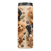 Leven is beter met honden thermosbeker (Achterkant)
