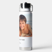 Leven is beter met je kinderen foto waterfles (Achterkant)