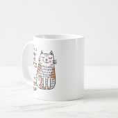 Leven Is Beter Met Katten Doodle Koffiemok (Voorkant links)