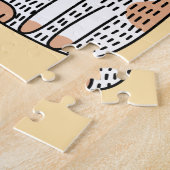 Leven is beter met katten Doodle Legpuzzel (Zijkant)
