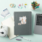 Leven Is Beter Met Katten Doodle Sticker (iPad Cover)