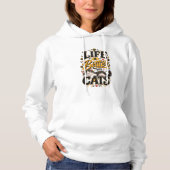 Leven is beter met katten T-shirt (Voorkant)