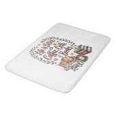 Leven is beter met koffie katten boeken badmat (Gekanteld)