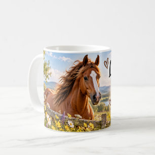 Leven is beter met paarden Paardenliefhebber mok