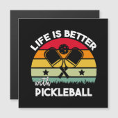 Leven is beter met Pickleball (Voorkant / Achterkant)