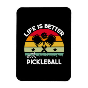 Leven is beter met Pickleball Magneet