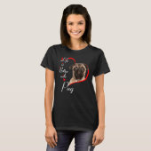 Leven is beter met Pug T-shirt (Voorkant volledig)