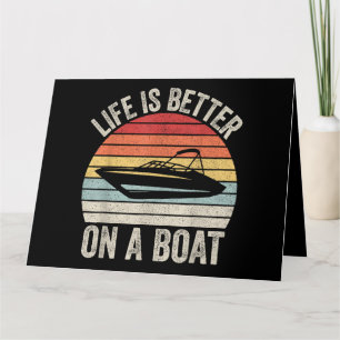  leven is beter op een bootkapitein varen P Kaart
