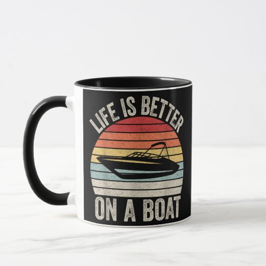 leven is beter op een bootkapitein varen P Mok (Links)