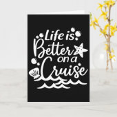 Leven Is Beter Op Een Cruise Kaart (Gele Bloem)