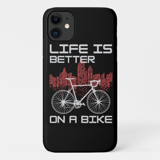 Leven is beter op een fiets Case-Mate iPhone case (Achterkant)