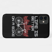 Leven is beter op een fiets Case-Mate iPhone case (Achterkant (horizontaal))