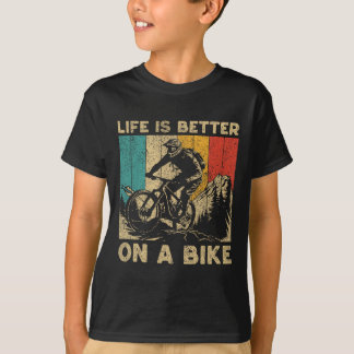 Leven Is Beter Op Een Fiets Fietsen Wielrenner  T-shirt