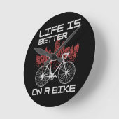 Leven is beter op een fiets ronde klok (Hoek)