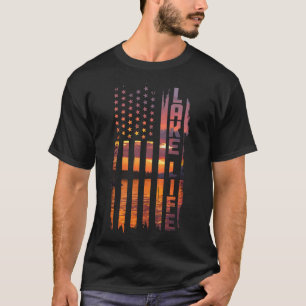 Leven is beter op het meer pontonboot wakeboa t-shirt